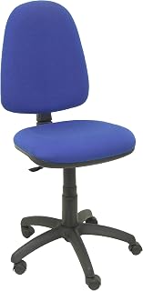 Piqueras y Crespo 04CP - Silla de Oficina ergonómica, Asiento y Respaldo tapizados en Tejido Bali, Color Azul