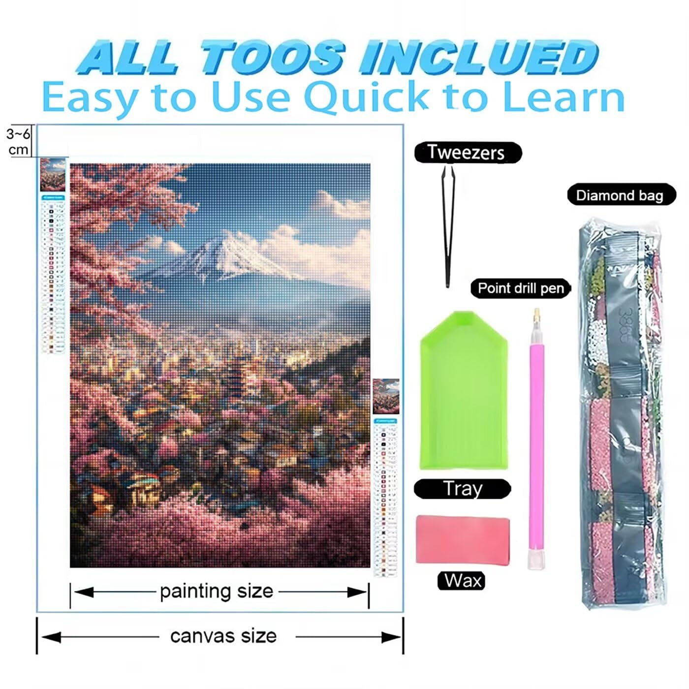 Krajobraz Mount Fuji duży diamentowy obraz artystyczny 81 x 102 cm, DIY kwadratowy obraz diamentowy pełne wiercenie kryształ sztuka rzemiosło haft krzyżykowy mozaika zestaw na Boże Narodzenie dom