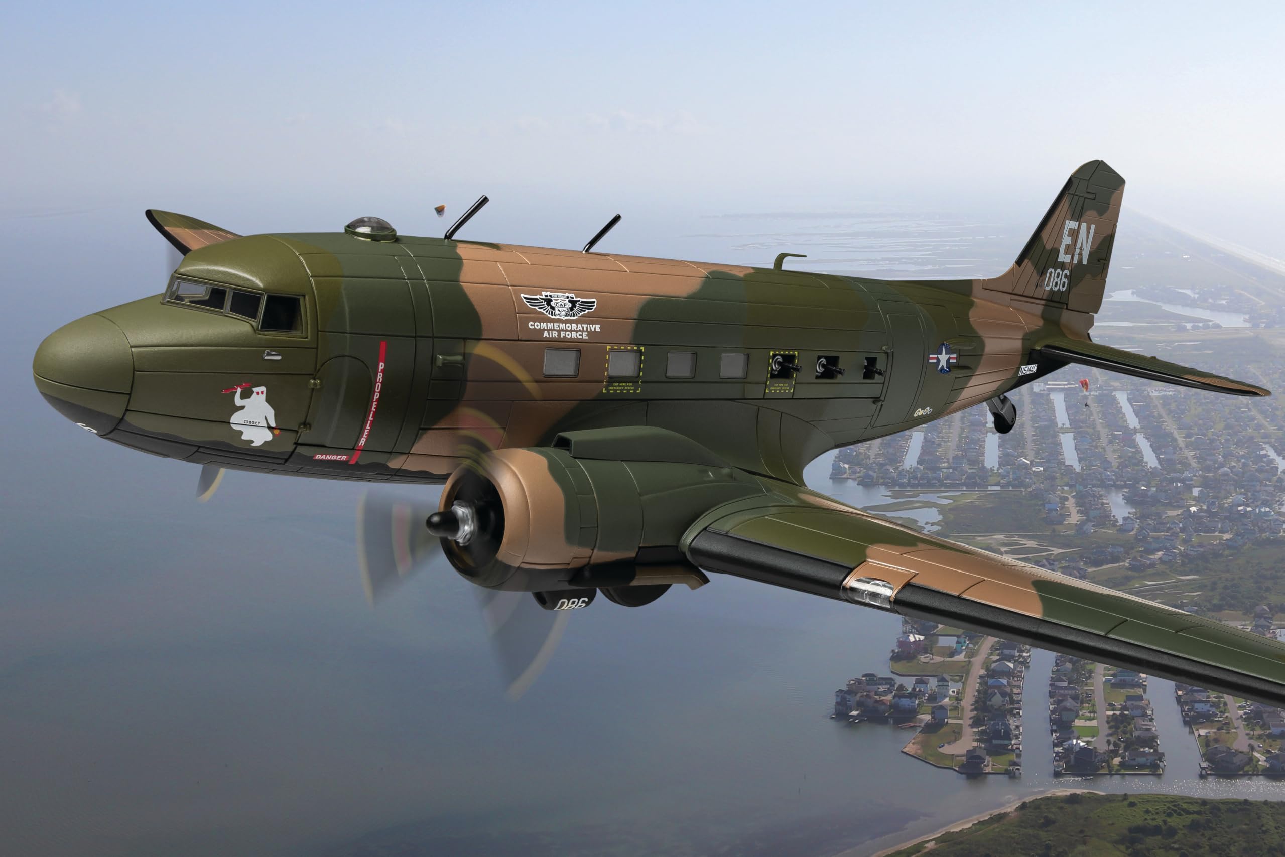 Corgi AA38212B Douglas™ AC-47 Gunship, Die Cast Model Plane
