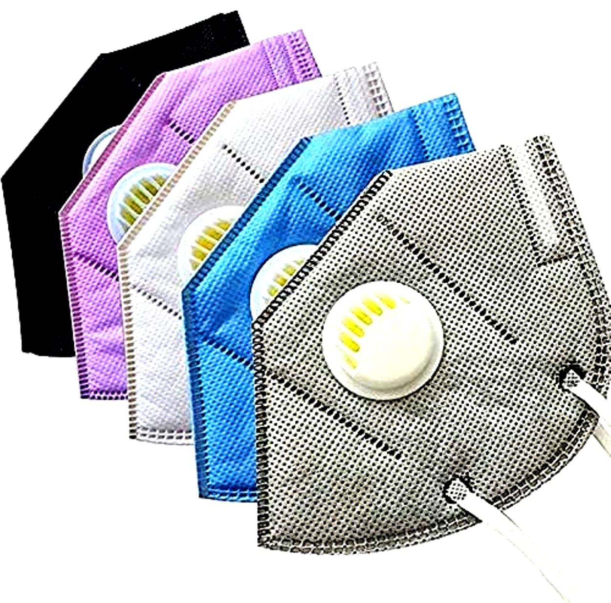 Myaka N 95 Mask with Respirator Reusable Washable Multi Color Free Size Filterable Face Mask (Set of 5) (Multicolor) (B09382F1QY) Amazon Price History, Amazon Price Tracker