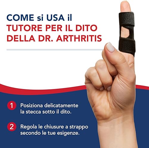Miniatura 7 de Dr. Arthritis Doctor Developed - Férula para dedos acolchada para enderezar (negro, SM, paquete de 2)