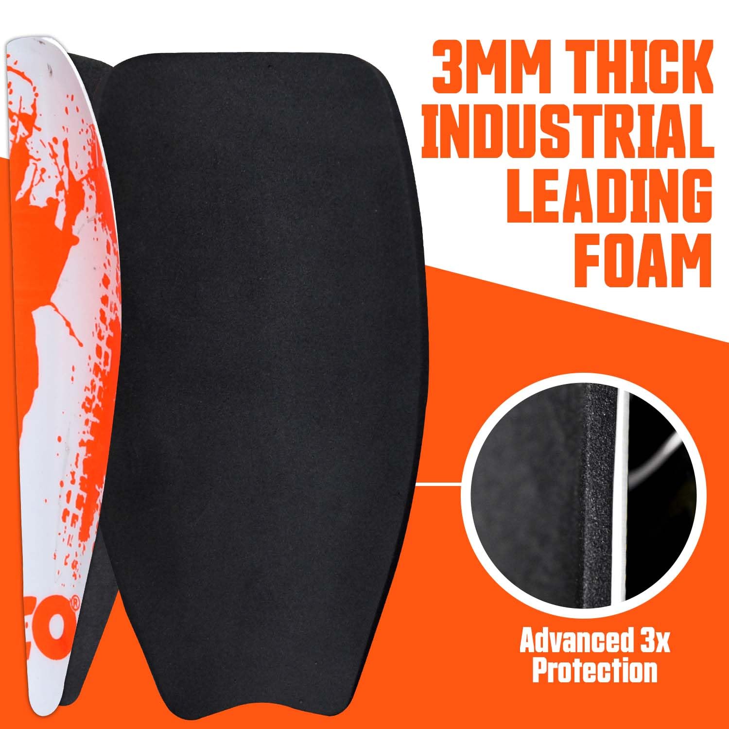 Synco Fusion Shin Guard with Sleeve | Premium and Durable | Medium Size | Comfortable Lycra Fabric Compression 2