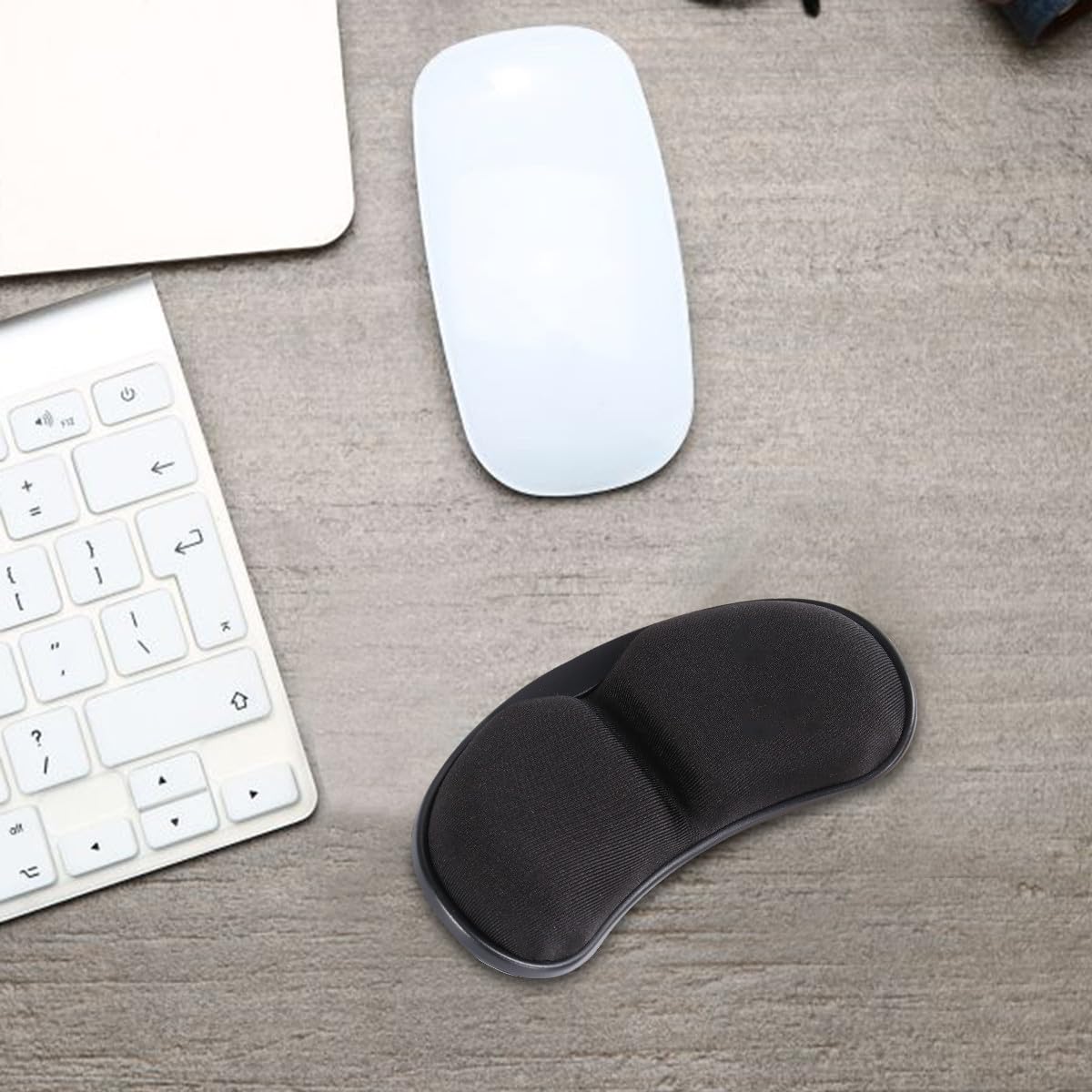 3pezzi Per Mouse Poggiapolsi Memory Foam Per Tastiera Design Per Comfort e Riduzione Affaticamento Per