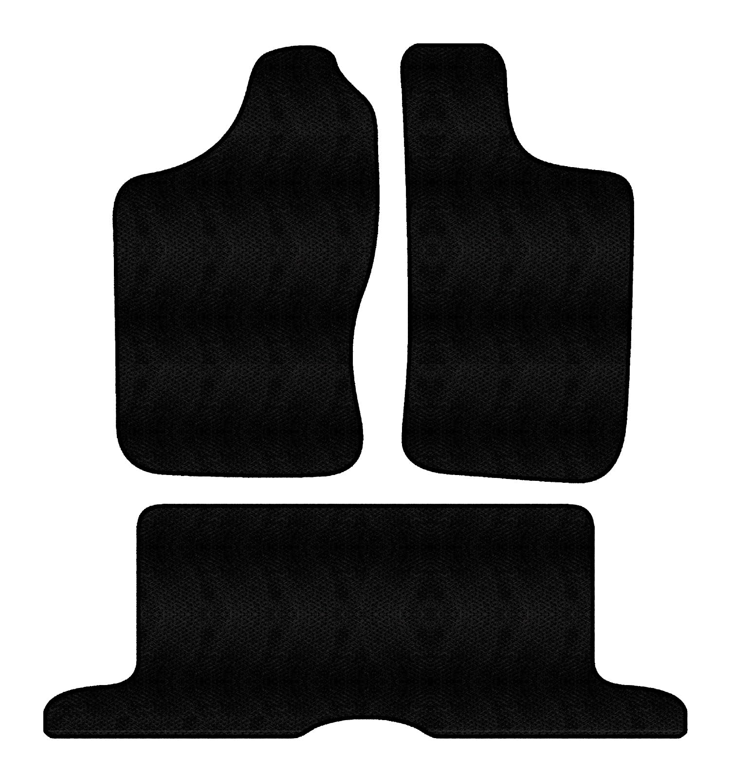Custom Fit Front & Rear Carpet Floor Mats, Black, Compatible with Nissan Pickup 1997 1996 1995 1994 1993 1992 1991 1990 1989 1988 1987 1986