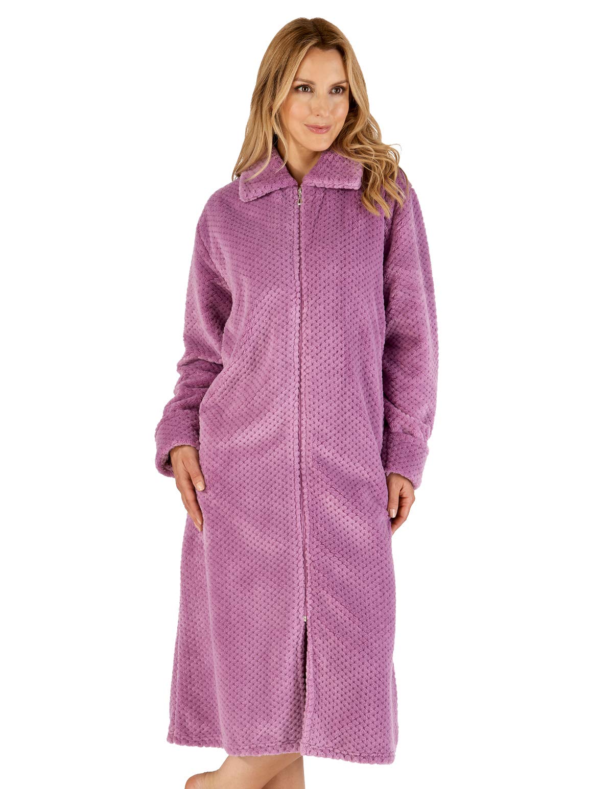 Slenderella HC4326 Women's Heather Purple Dressing Gown 3XLarge