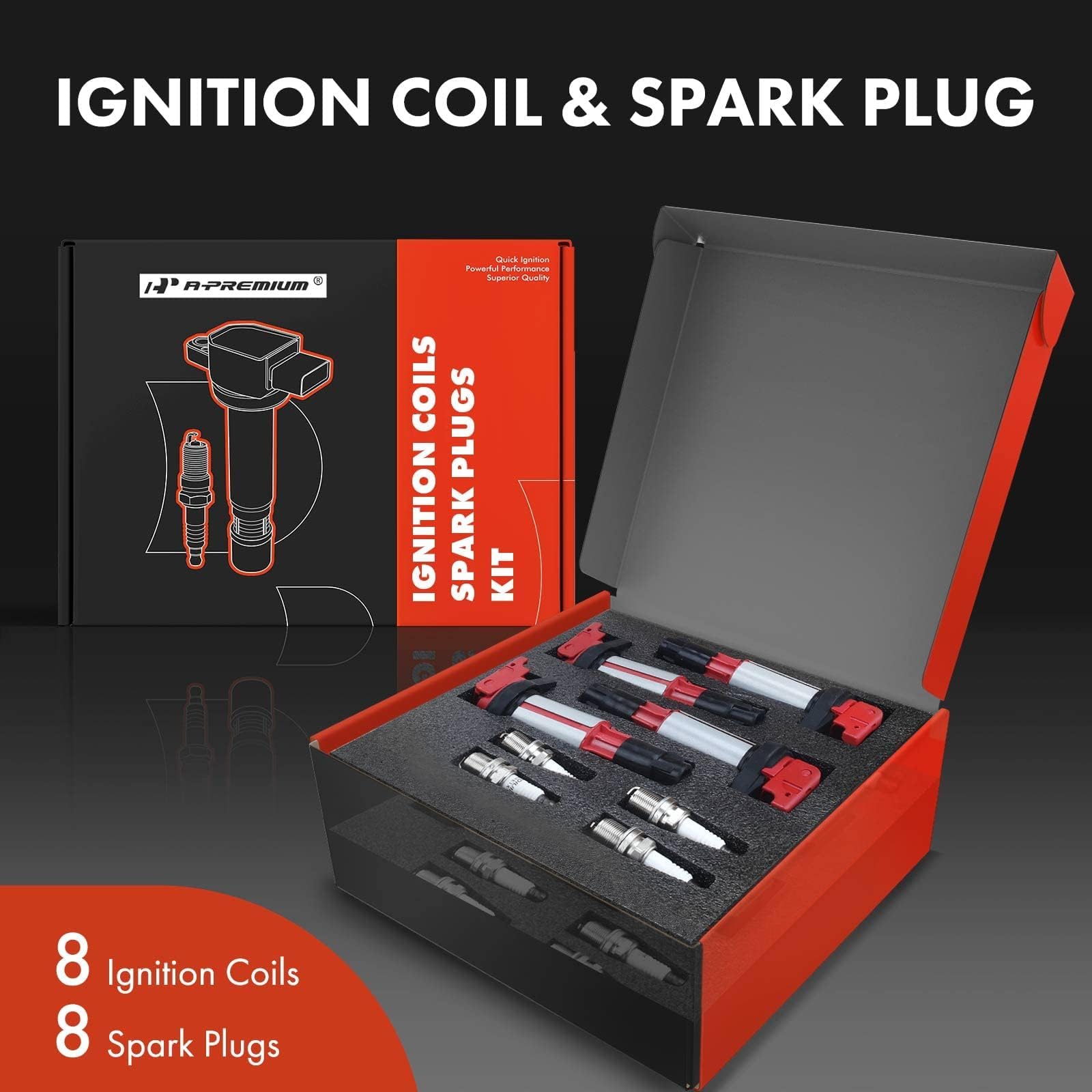 Amazon.com: A-Premium Ignition Coil Pack and Iridium Spark Plugs