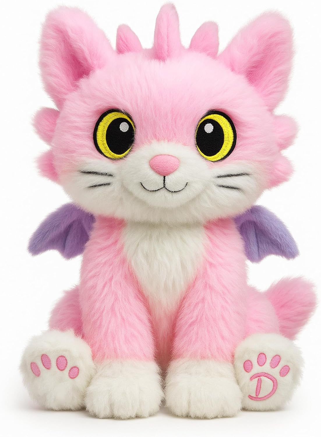 Dragimals™ Lily the Adorable Kitty-Dragon™ is a Cat Dragon Plush, Soft Stuffed Animal & Plushie Toy for Girls, Cute Stuffed Dragon, Pink Dragon Plush, Cat Kawaii Plush, Girls Dragon Toys Pink Plushies