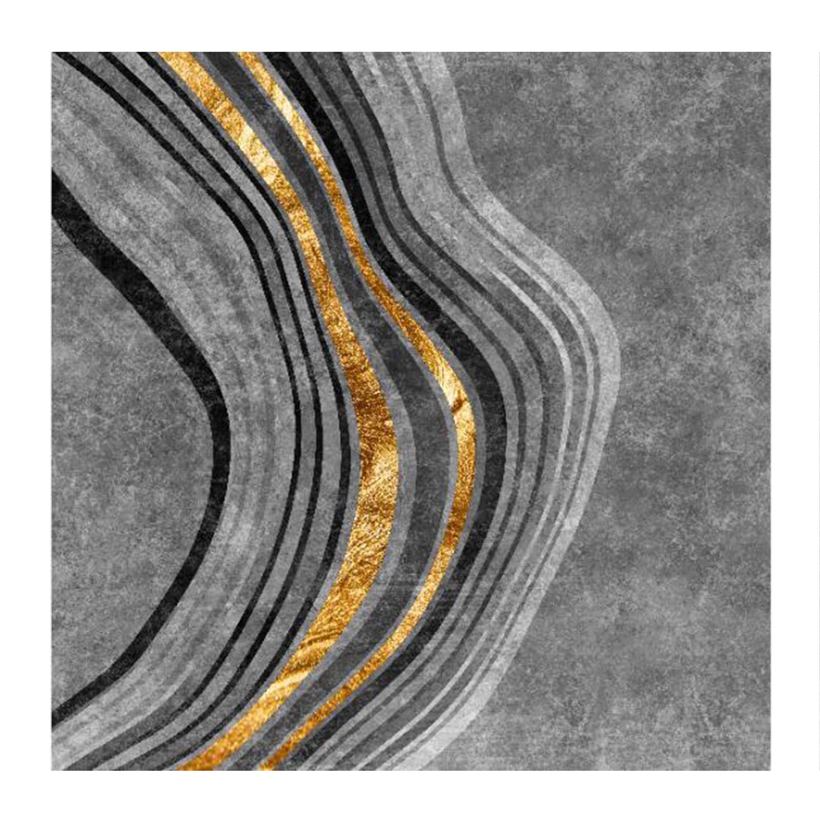 Tapis de sol doux et durable 100x100 tapis carrés contemporains de salon