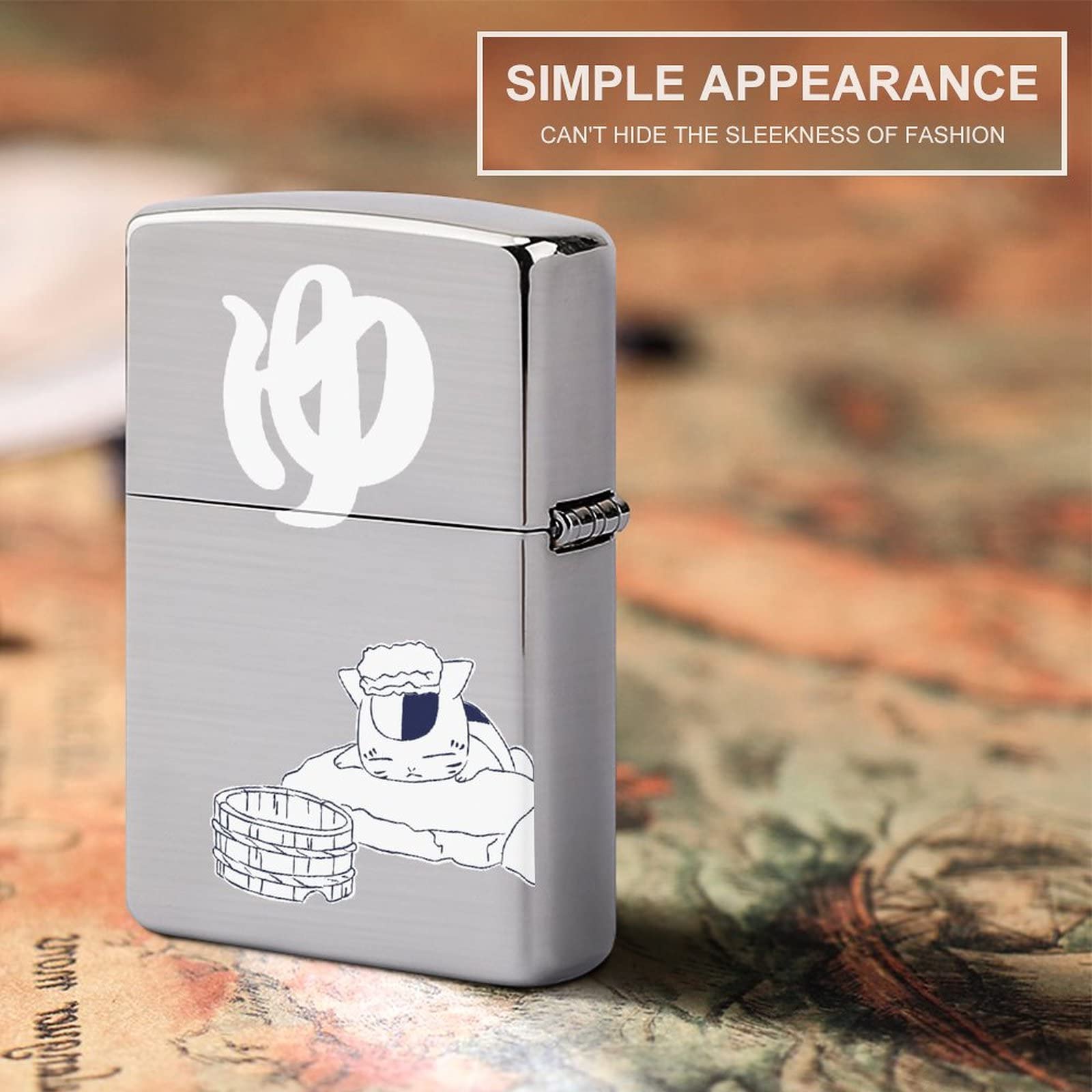 Amazon.co.jp: ニャンコ先生 夏目友人帳 ZIPPO（ジッポー）交換用外側