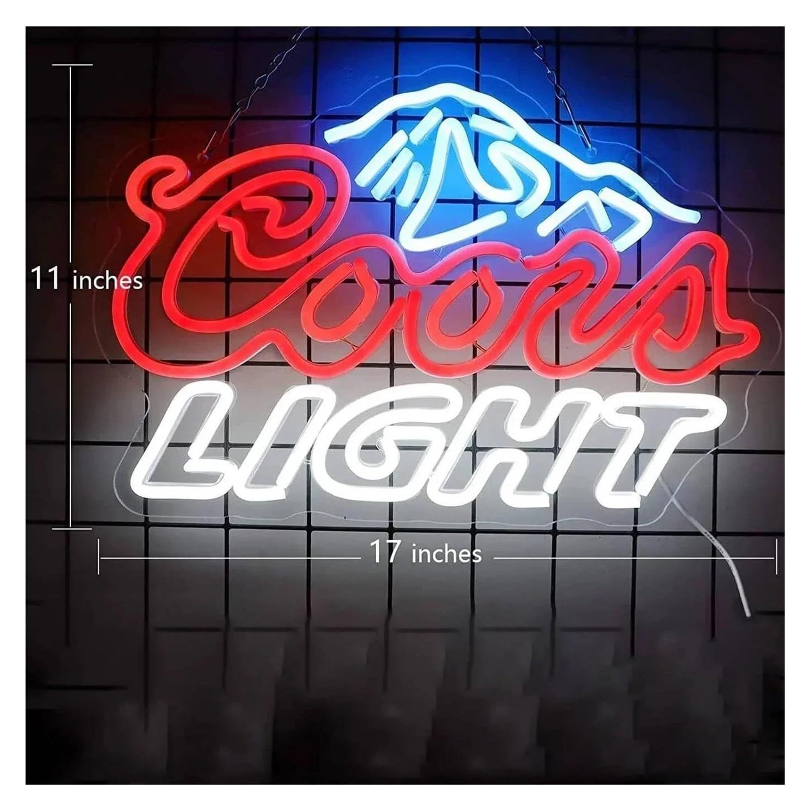 letrero de luz de neón "Coor Light" para letrero de neón con alimentación por para USB regulable colorido para pared del hogar para fiesta