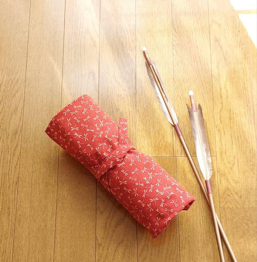 Amazon.co.jp: 弓道 かけ袋 トンボ 茜色 : スポーツ＆アウトドア