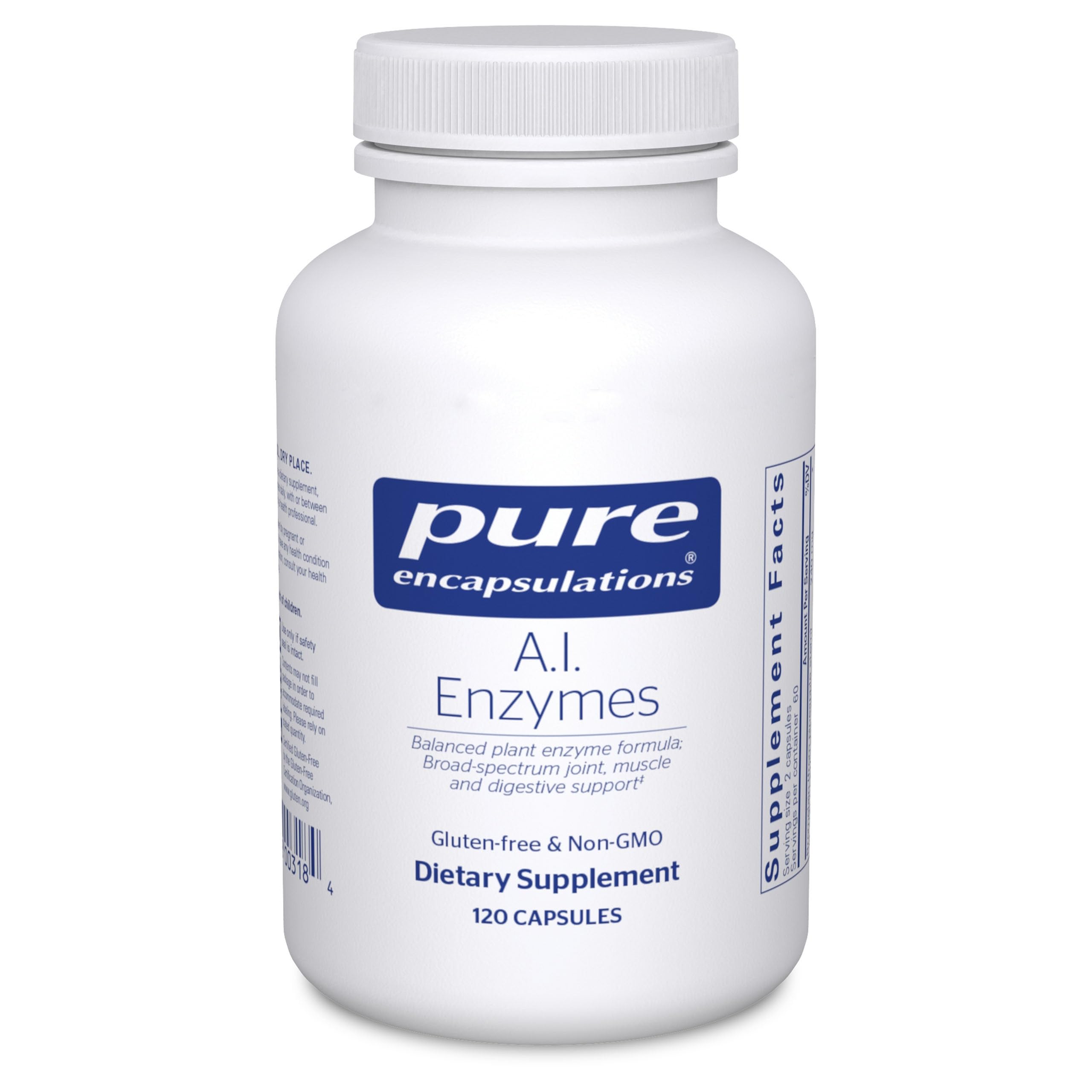 Pure Encapsulations A.I. Enzymes, 120 Capsules