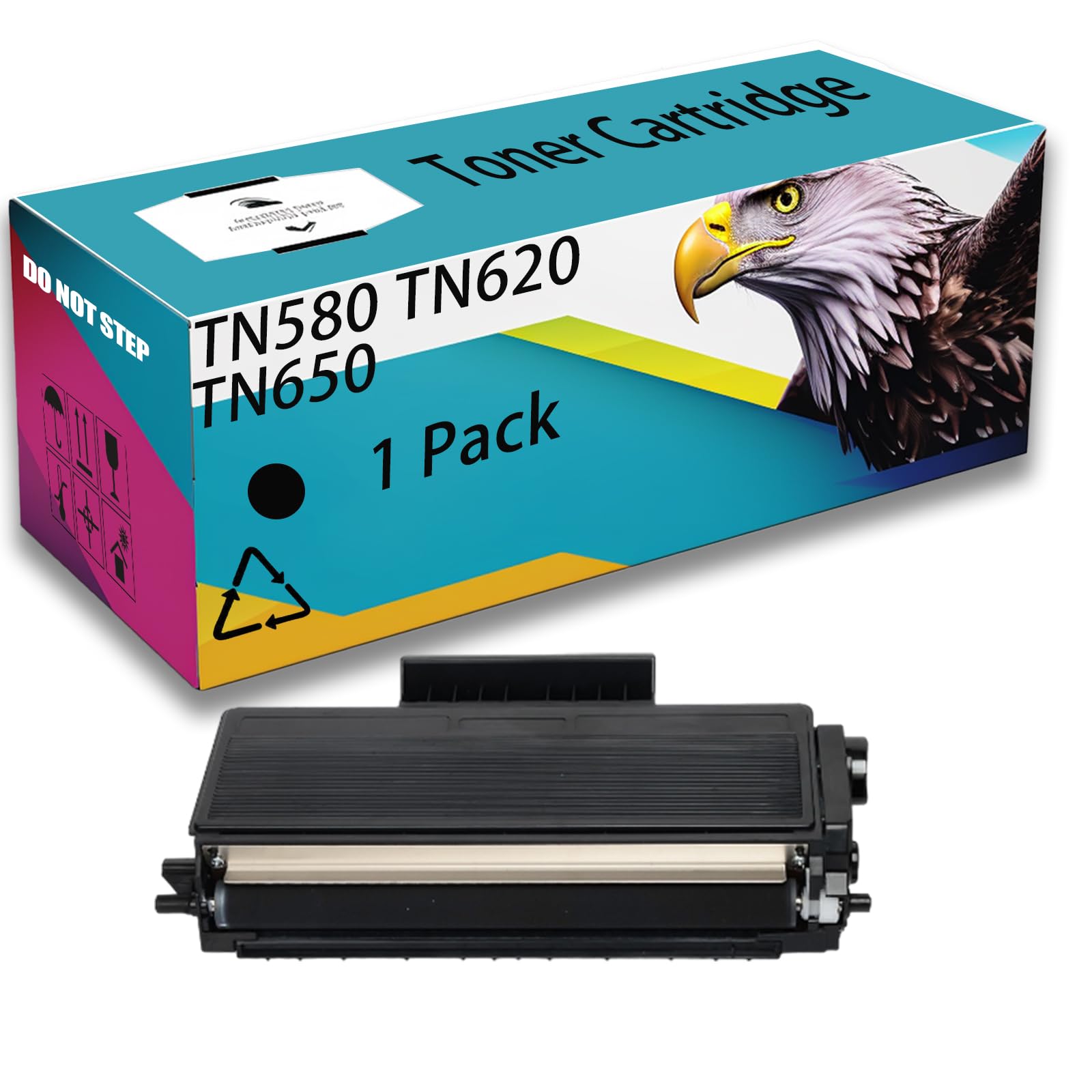 Compatible for Brother TN580 TN620 TN650 TN-580 TN-620 TN-650 Toner Cartridge HL-5240 HL-5250 HL-5340 HL-5370 MFC-8460 MFC-8480 MFC-8680 MFC-8690 MFC-