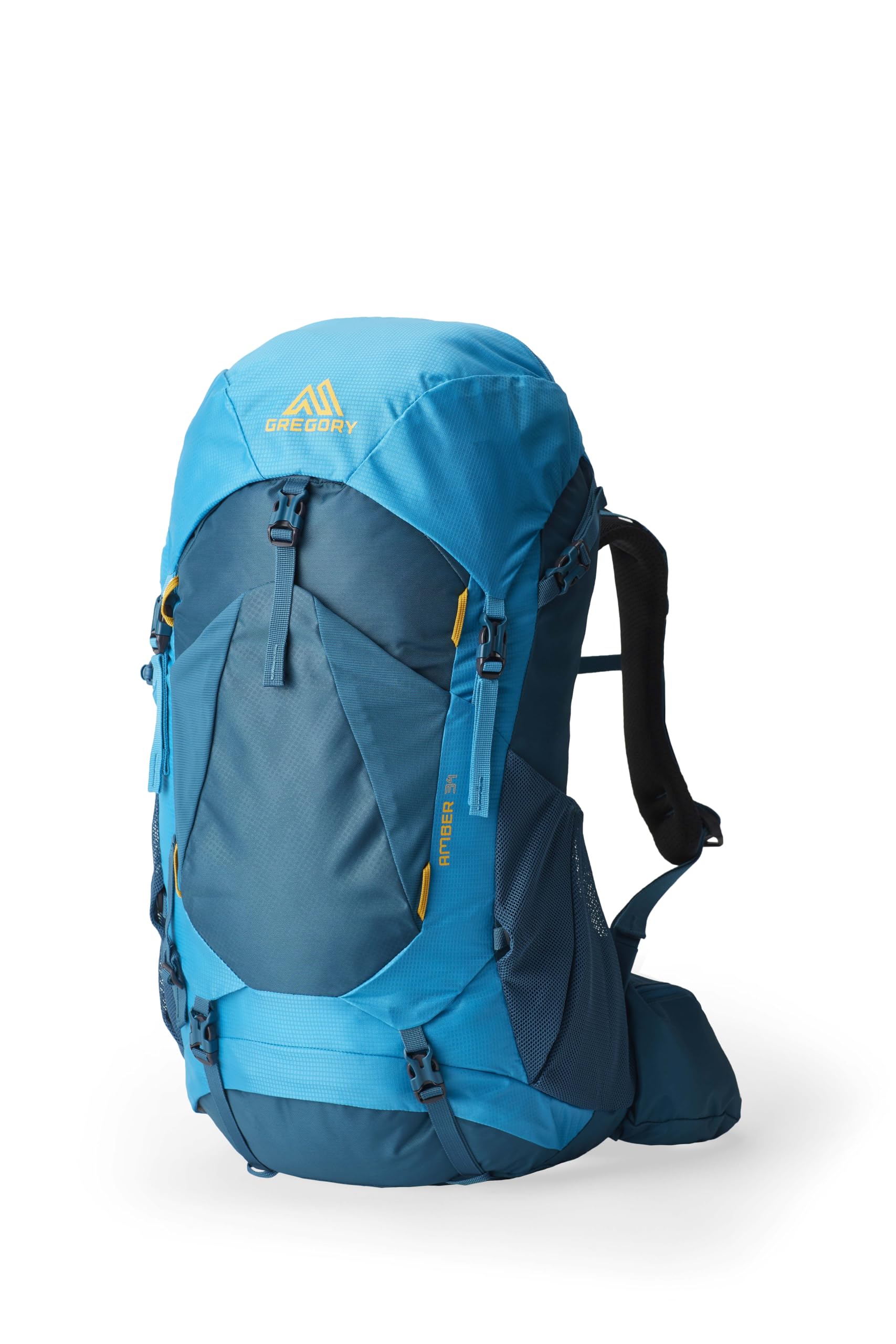 GregoryAmber 34L Women's Dayhiking/Backpacking Pack, with Breathable Backpanel and Comfort 3d Waistbelt, One Size Fits All, Coral Blue