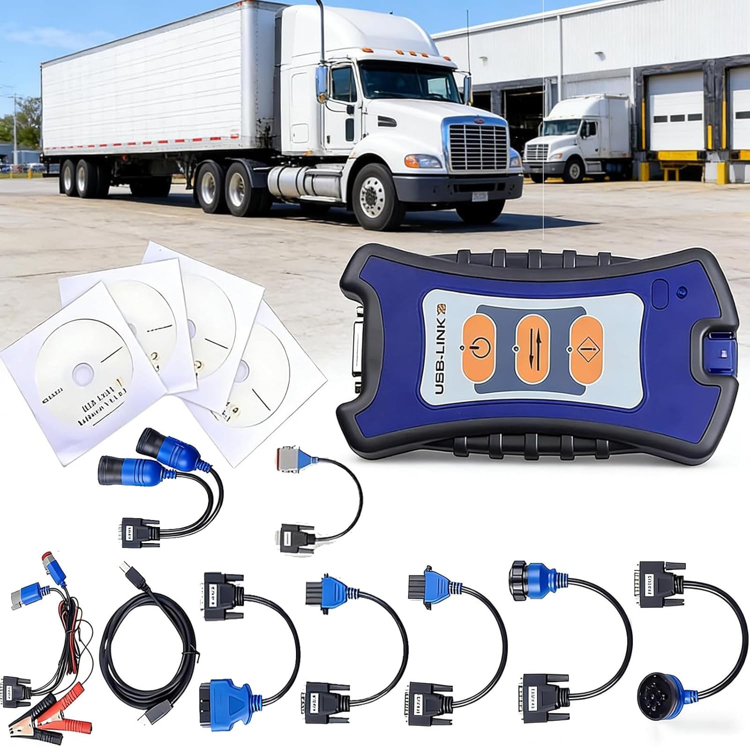 USB-Link 3 Truck Diagnostic Tool nexiq USB-Link 3 Wireless Vehicle Interface – Advanced Diagnostic Tool Support for Heavy-Duty and Light-Duty Vehicles