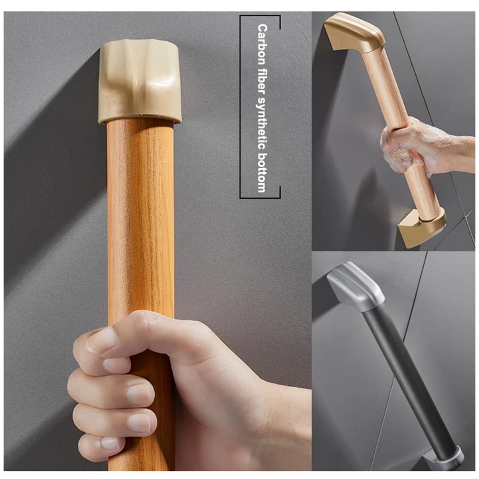 Maniglie per Doccia per Barra di Sostegno per Anziani Corrimano di Sicurezza per Bagno per Doccia WC Barra di Assistenza all'equilibrio per disabili, infortuni per Anziani, sicurez
