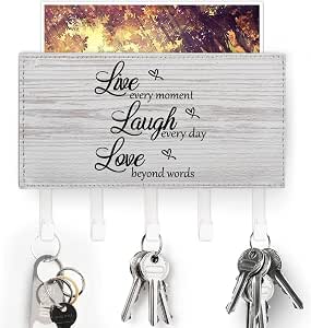 Amazon.com: Live Every Moment Laugh Every Day Love Beyond Words Key ...