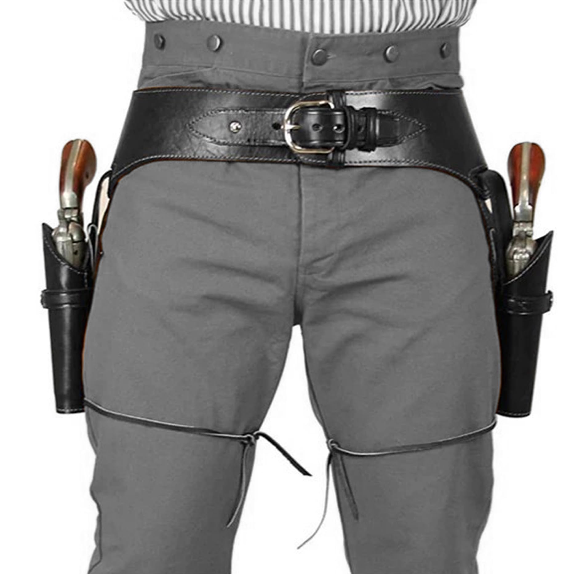 Cowboy Gun Belt Cowboy Gun Belt PU Western Belt with Double Gun