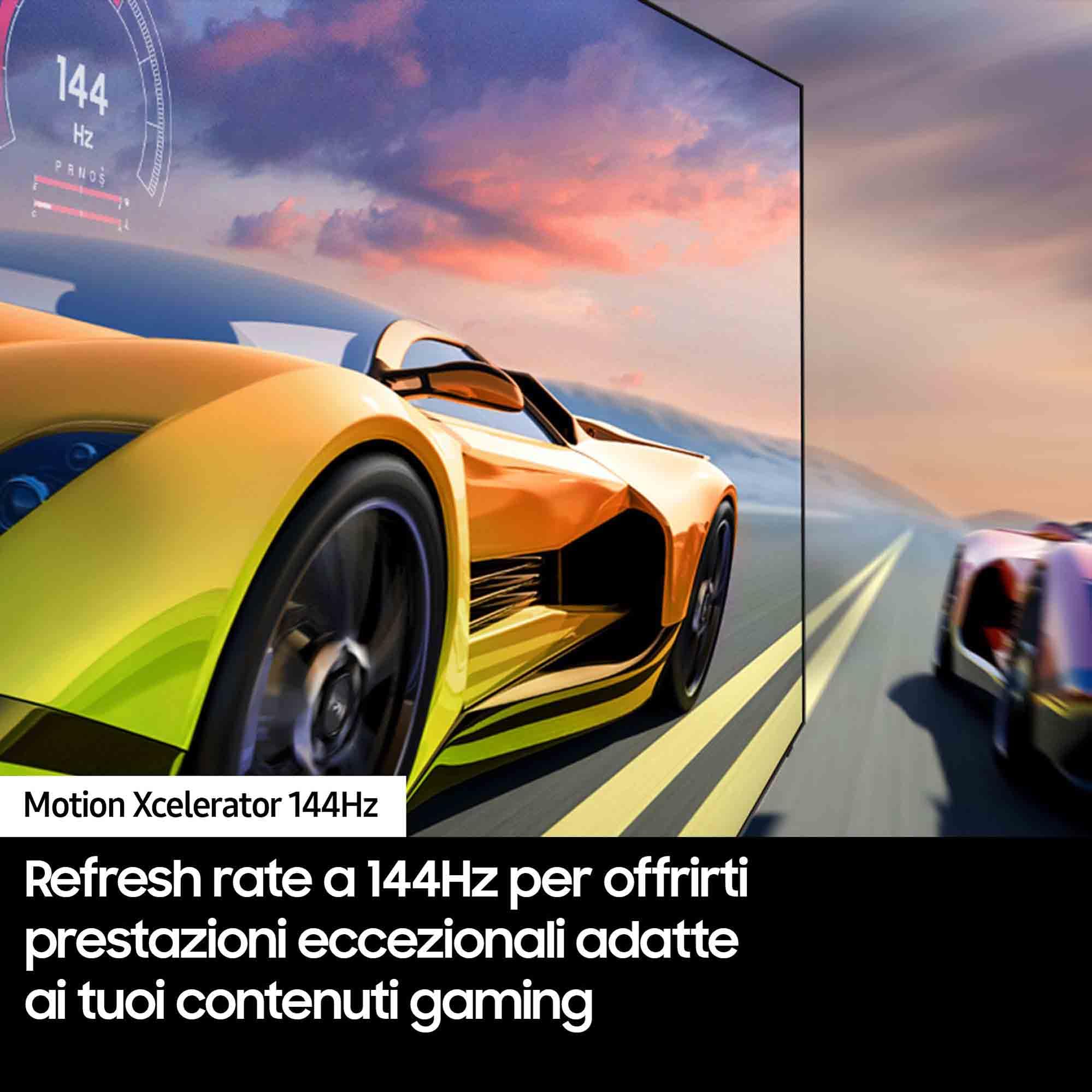 Samsung TV QE55S94DAEXZT OLED 4K, Smart TV 55" Processore NQ4 AI GEN2, Infinity One, DVBT-2, Q-Symphony & Dolby Atmos, compatibile con Bixby, Alexa e Google Assistant, Carbon Silver 2024