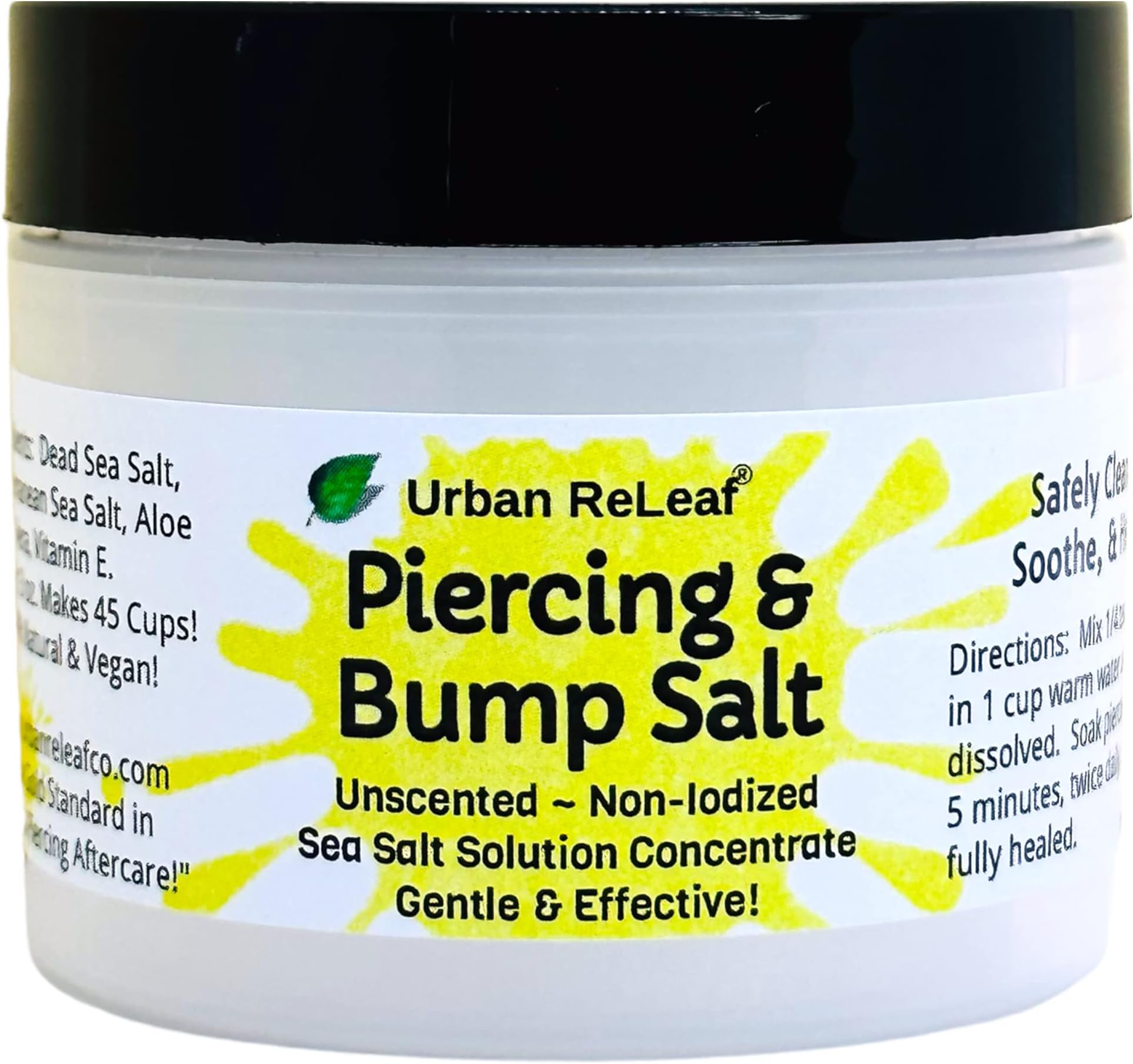 Soak It Piercing Aftercare 100 Non Iodized Natural Sea Salt Beauty & Personal Care