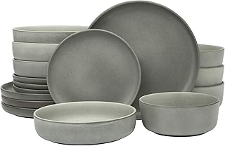 Gibson Reactive Glaze Dinnerware Set