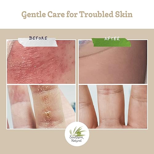 Miniatura 29 de Southern Natural Barra de jabón de leche de cabra, avena y miel sin perfume, Castilla y sin perfume, hecha a mano para piel seca y sensible, gel