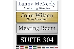 Personalized Elegant Door Name Plate for Office