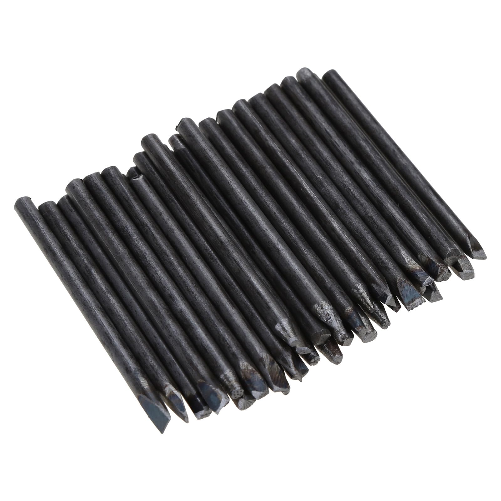 Lot de 36 emporte-pièces en acier pour tamponner le métal, les fleurs, les plantes, les feuilles d'étoiles, les marquages, l'or, les barres d'argent, les outils de marquage de bijoux, or