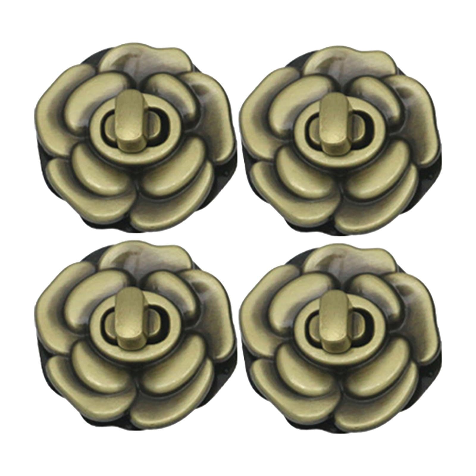4 Pieces Bag Twist Locks Purse Turn Lock Clasp for DIY Craft Handbag Clutch BronzeCrafts|Leathercrafts|Leathercraft Accessories|Other Leathercraft Accessories-picture-14