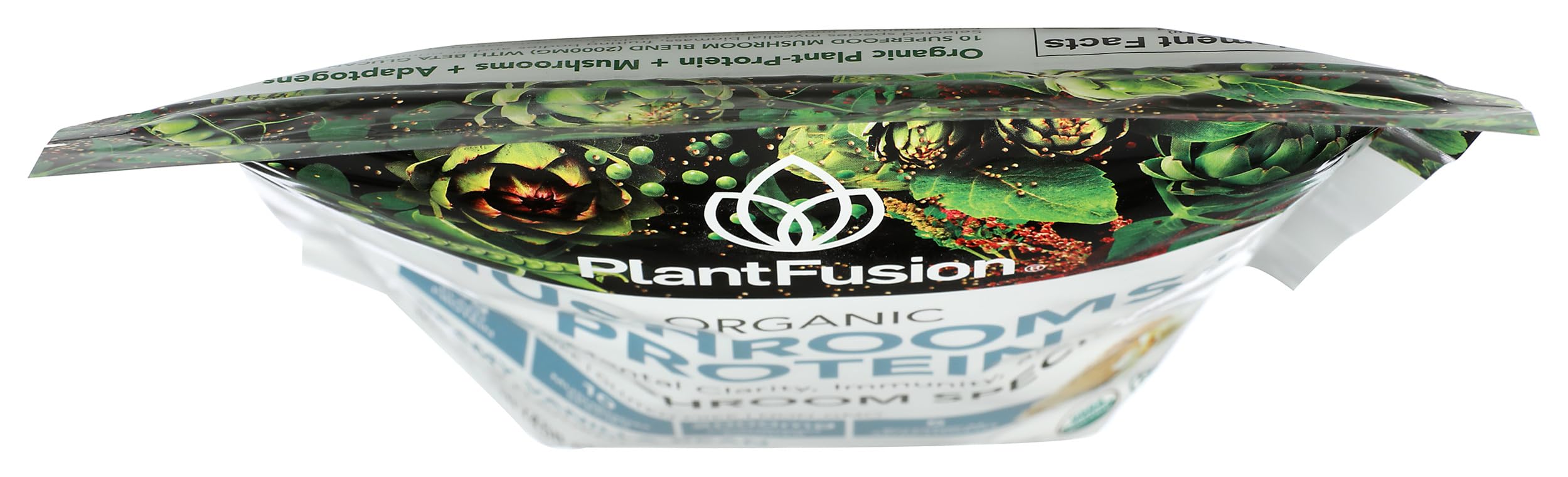 PlantFusion Mushroom Protein Powder - 3 in 1 Vegan Protein Powder, Mushroom Supplement, and Adaptogen Supplement - Support Mental Focus, Immunity, and Recovery - Vanilla 1lb — Amazon image 4