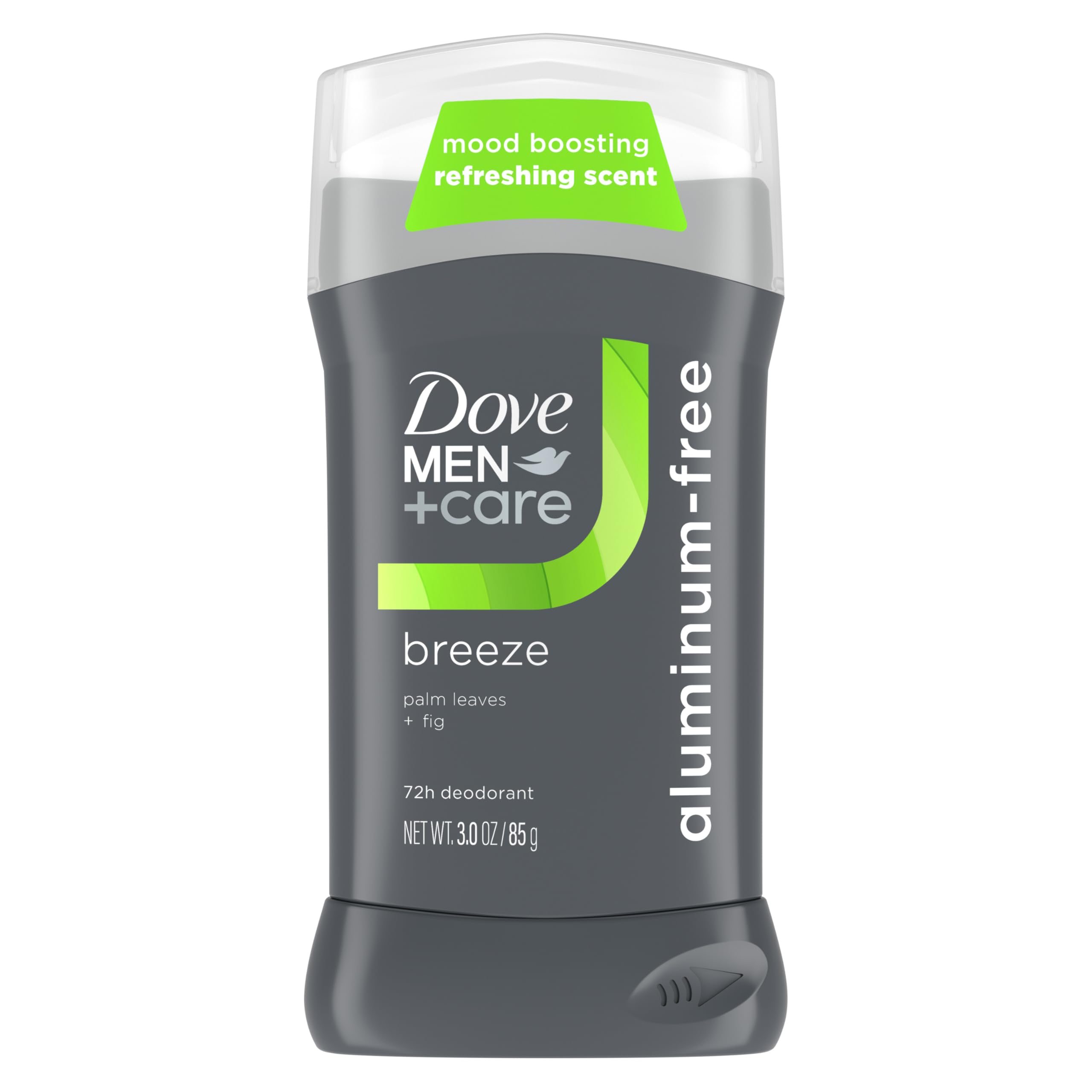 Dove Men Care Aluminum Free Deodorant Stick Breeze Mood Boosting Scent 72h Odor Protection 3 oz