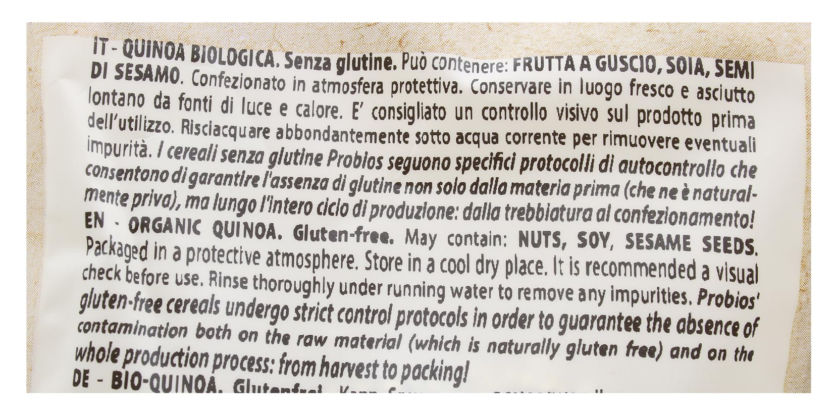Probios Quinoa Bio senza Glutine - Confezione da 6 x 400 g