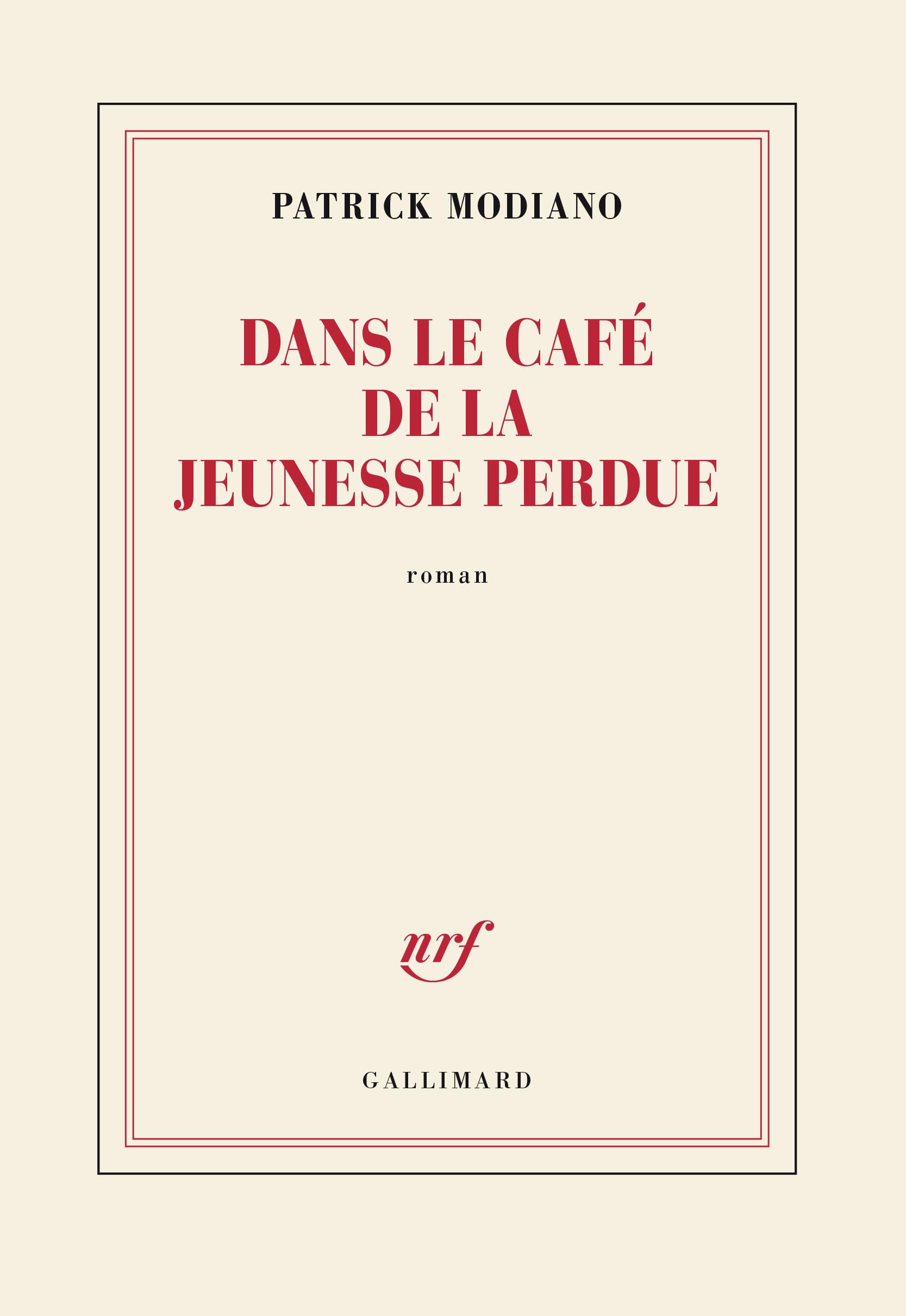 Dans Le Cafe De La Jeunesse Perdue