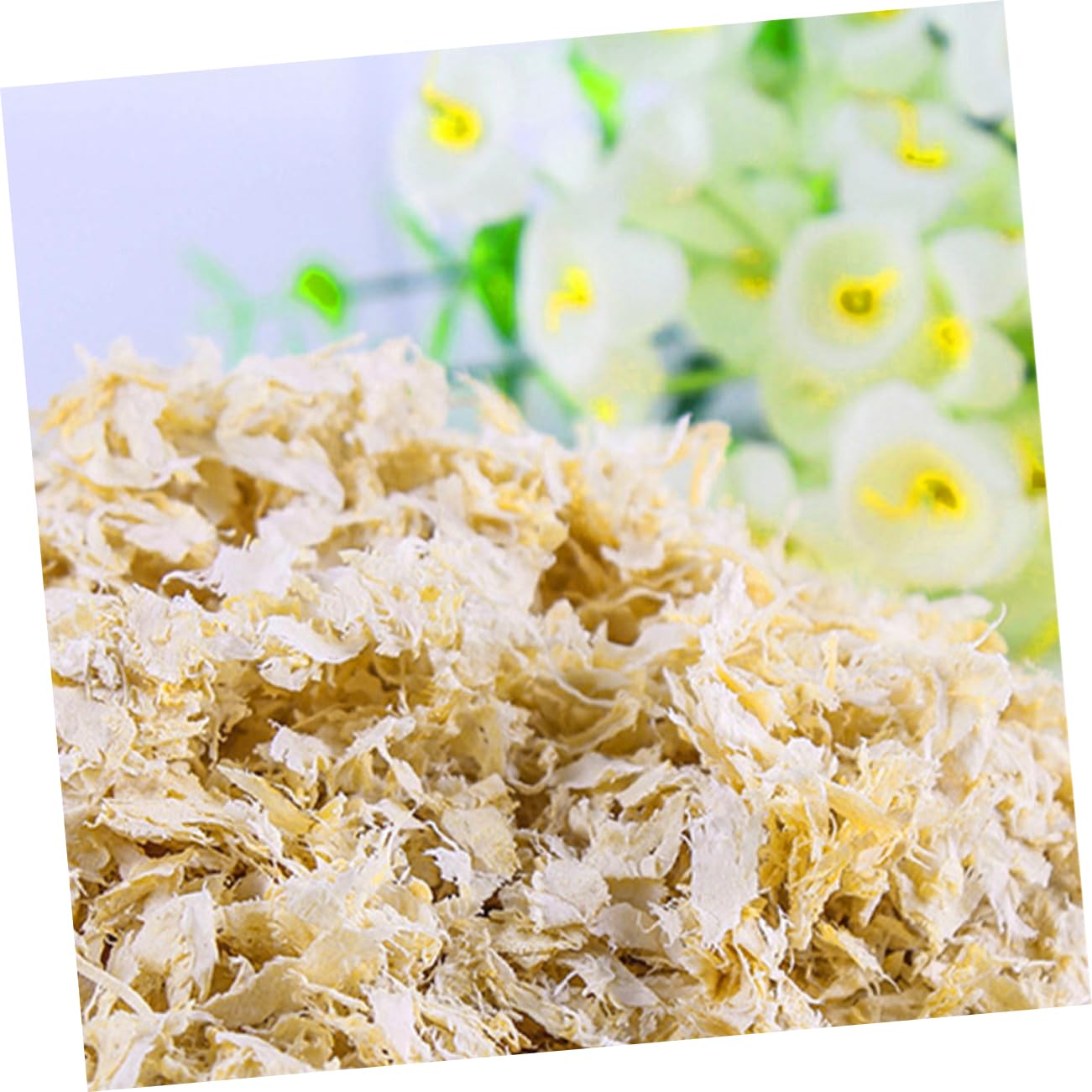 GALPADA 500g Hamsterholzspäne als Einstreu Natürliches Haustierstreu für Kleintiere Hobelspäne für Hamsterstreu Polstermaterial für Käfige und Gehege