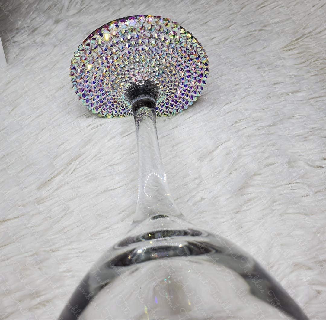Rhinestone Wine Glass, Bling Wine Glass, Blinged Wine Glass, Rhinestone Wine Glass, Fashionista Wine Glass, Gifts for Her, Gifts for Wine Lovers, Gifts for Queen