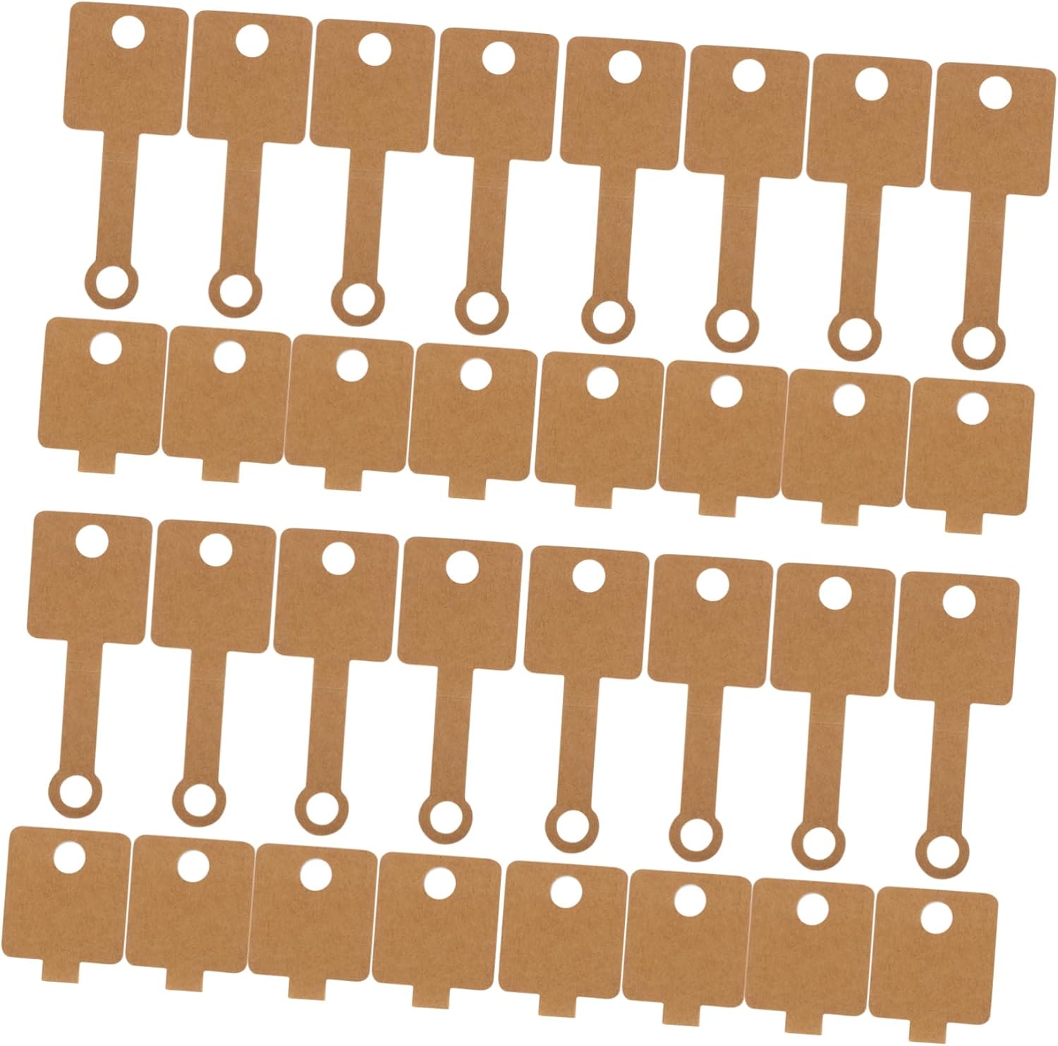 HAPINARY 200Pcs Self Adhesive Jewelry Display Cards Durable Necklace Holders for Business Packaging for Necklaces Earrings and Bracelets Easy to Use and Store