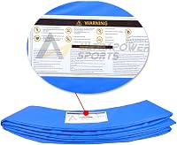 ULTRAPOWER SPORTS Trampolín szegélyvédő 244-427 cm UV-álló rugóvédelem kék zöld pink 2