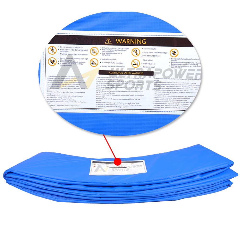 Cuscino di Protezione del Trampolino Ø 244 305 366 396 397 400 426 427 cm, Copertura del Bordo del Trampolino Elastico, Cuscino di Sicurezza di Sostituzione, 100% Resistente ai Raggi UV, Antistrappo