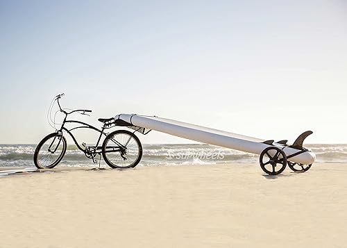 Miniatura 4 de SUP Wheels Evolution X  Transportador extra ancho  Porta tabla inflable y remolque de bicicleta