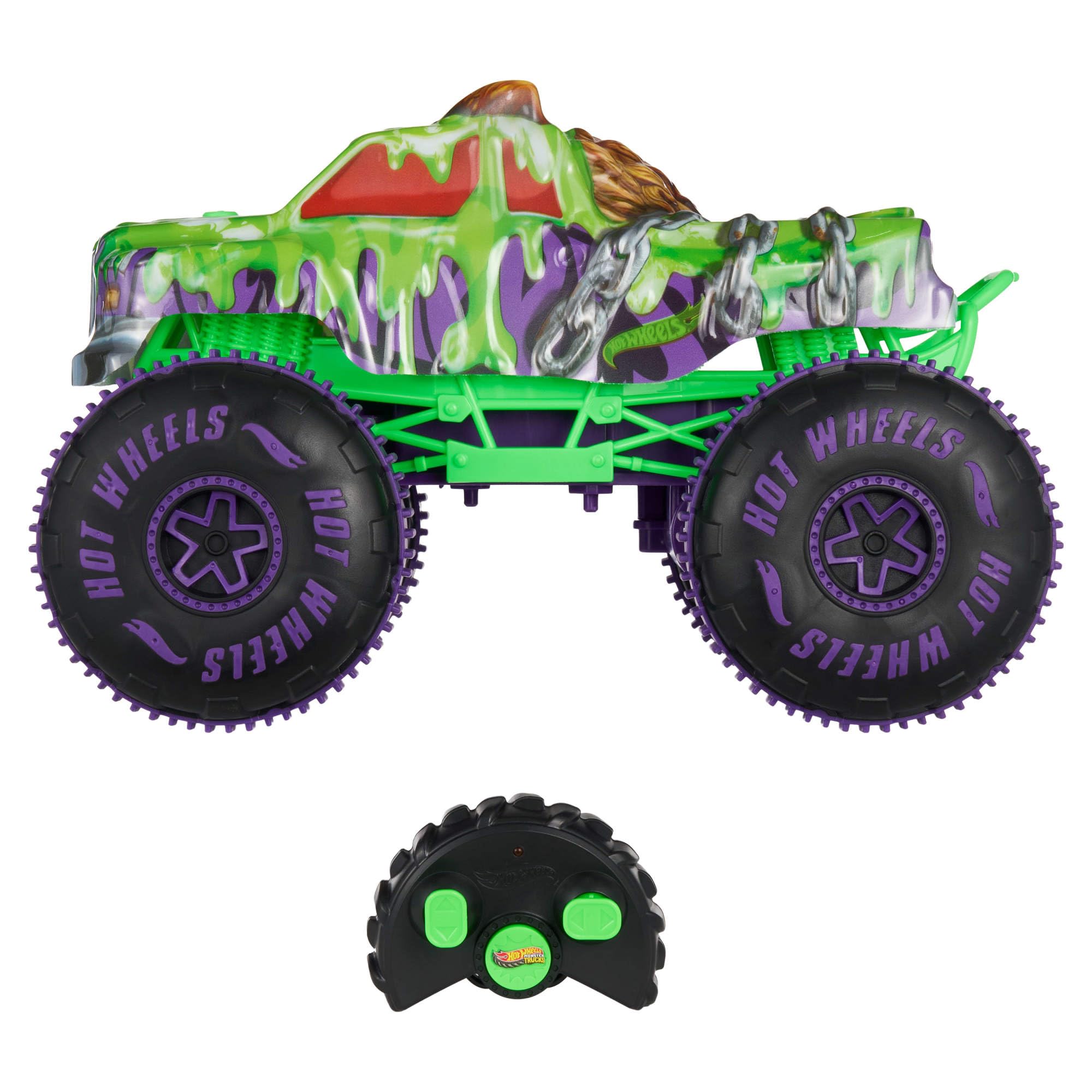 Hot Wheels Monster Trucks Mutant Chaos Wreckin’ Wolf Pojazd RC