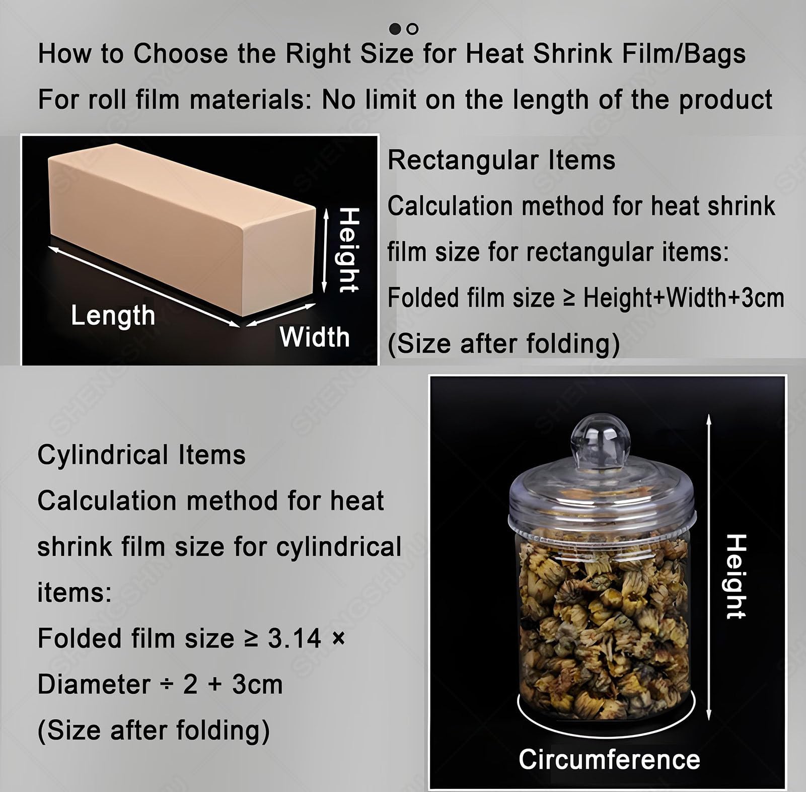 Machine d'emballage rétractable avec pistolet thermique, température réglable, taille personnalisée, compatible avec les films rétractables POF/PE, longueur d'étanchéité 60 cm, idéal pour l'emballage