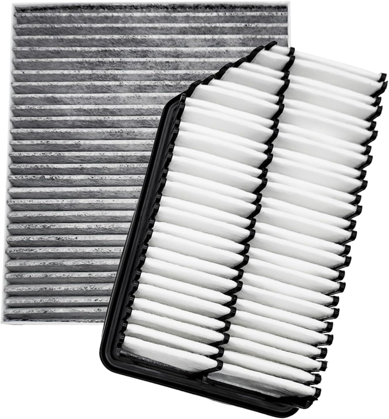 Engine & Cabin Air Filter Compatible with Hyundai Accent (2012-2017), Veloster (2012-2017), Kia Rio (2012-2017), Replace CA11206, CF10709, 28113-B2000