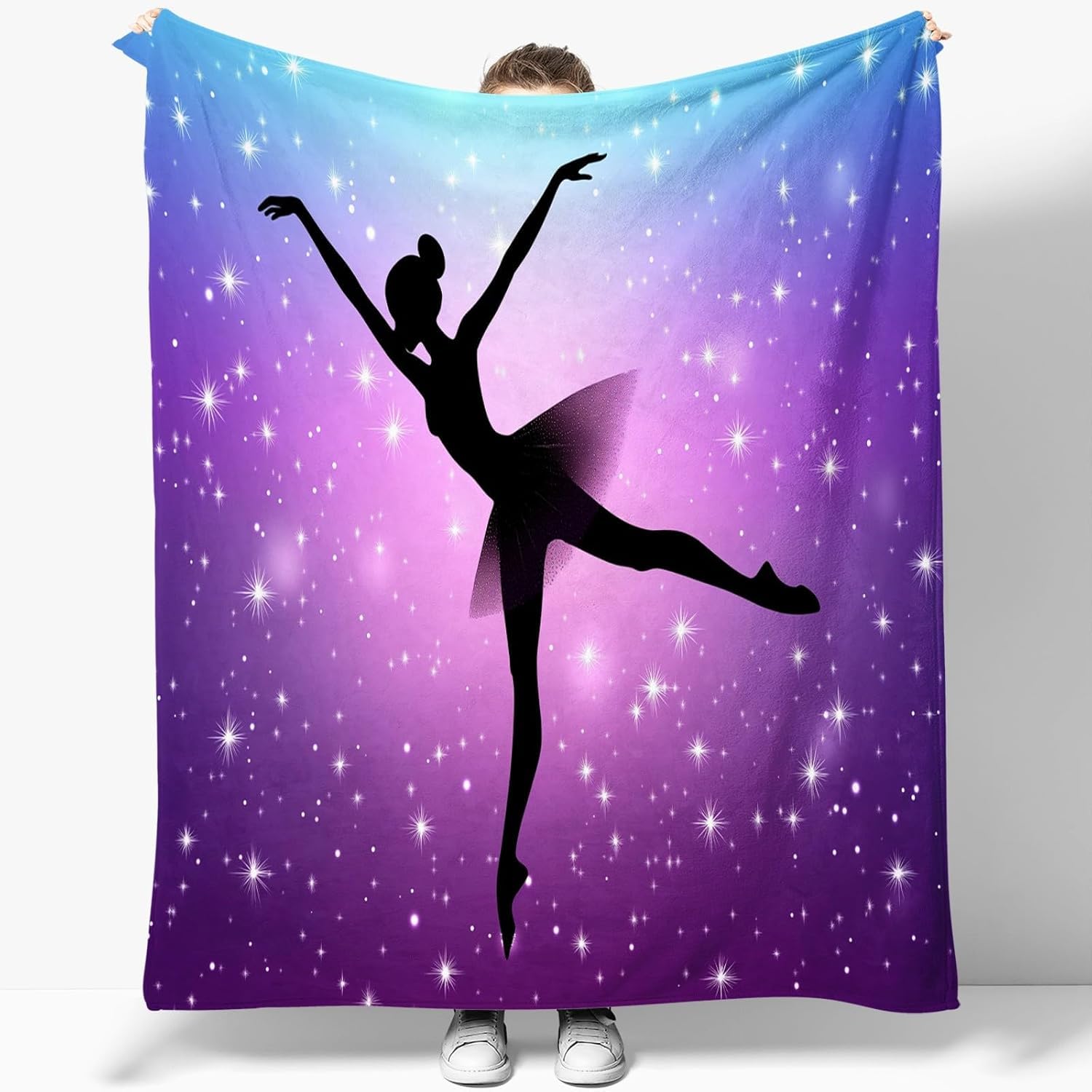 Manta Sofa 180 x 220 cm Chica, Suave y Cálido Microfibra Cobijas Invierno Gimnasia Mantas Franela para Cama y Sofá, 3D Manta Polar para Adultos y Niños Niña O954