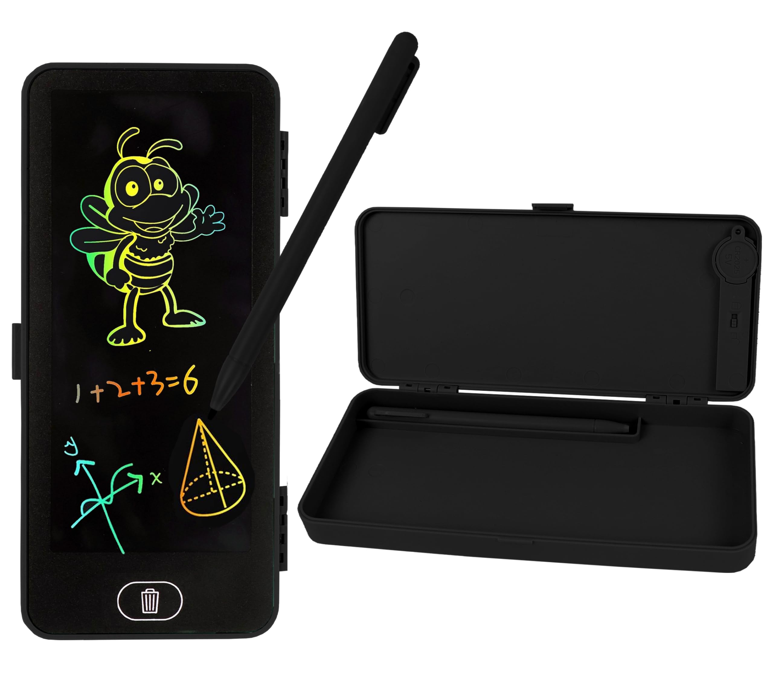 Toyshine 2 in 1 Digital LCD Writing Pad, Black