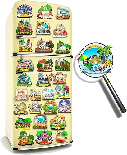 Miniatura 4 de Imán de nevera con imán de Nassau de Bahamas, monumentos en 3D de madera, recuerdos coleccionables, decoración hecha a mano -717