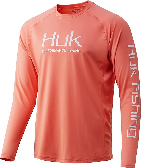 Huk Men's Pursuit Vented Long Sleeve 30 UPF Fishing Shirt