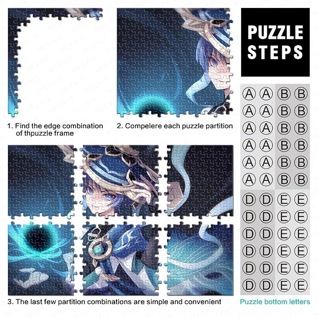 Foto 2 de 4 de Rompecabezas para Genshin Impact Wanderer Juego de Rompecabezas de 1000 Piezas Rompecabezas para niños de 12…