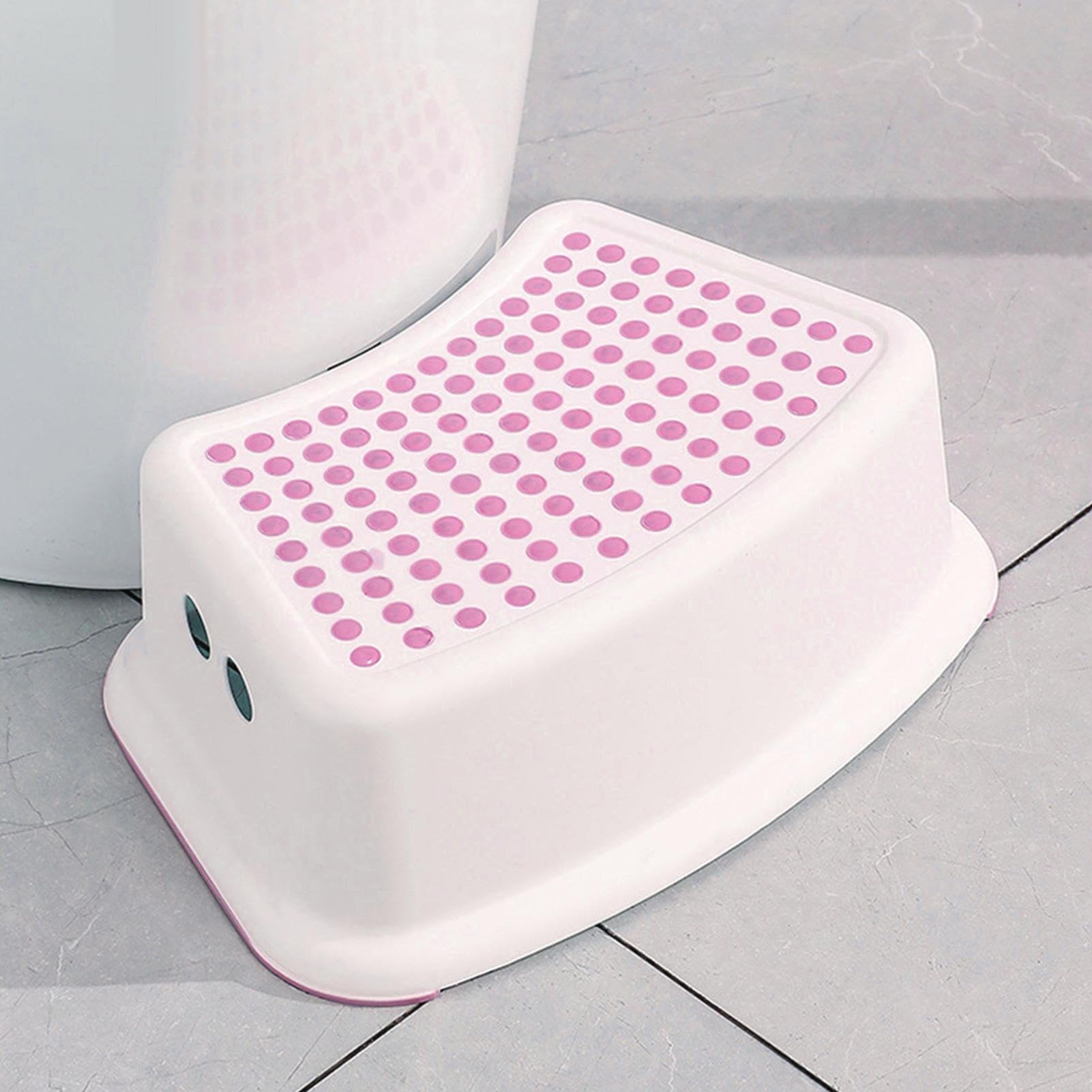Klappbarer Toilettenhocker Aus Bambus – 17,5 Cm Hoch, Mit Wal-Design, Ergonomisch