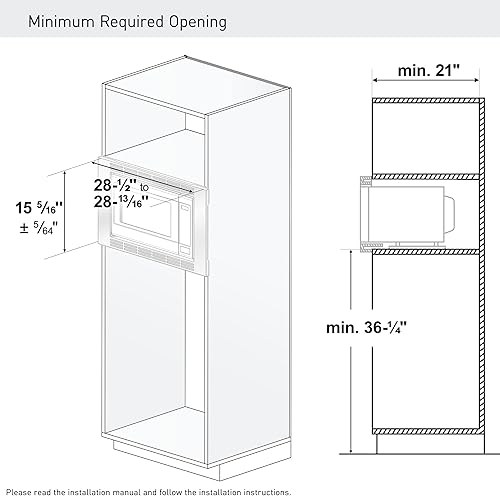 Miniatura 4 de Panasonic Kit de molduras de microondas de 30 pulgadas para hornos microondas Panasonic de 1.6 pies cúbicos - NN-TK732SS (acero inoxidable)