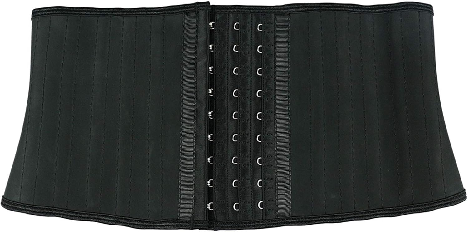 Atbuty Super Short Torso Waist Trainers Cincher Corset Tummy Shaper Slimming Latex Girdle - Image 7